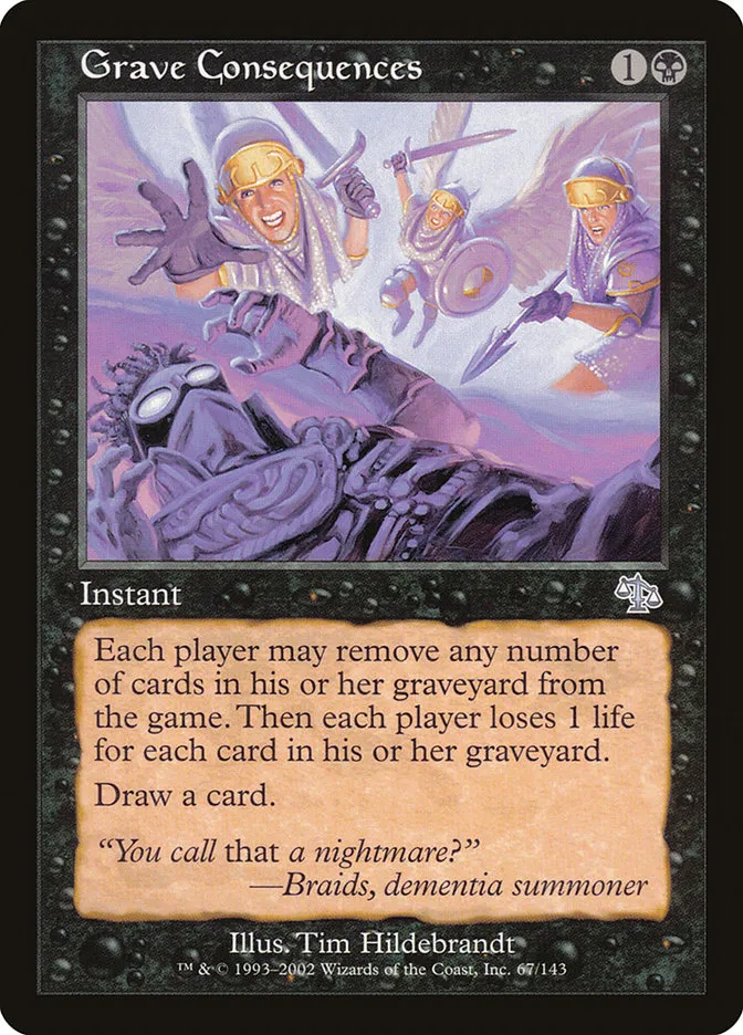 2002 Judgment Grave Consequences uncommon #67 unlisted card image
