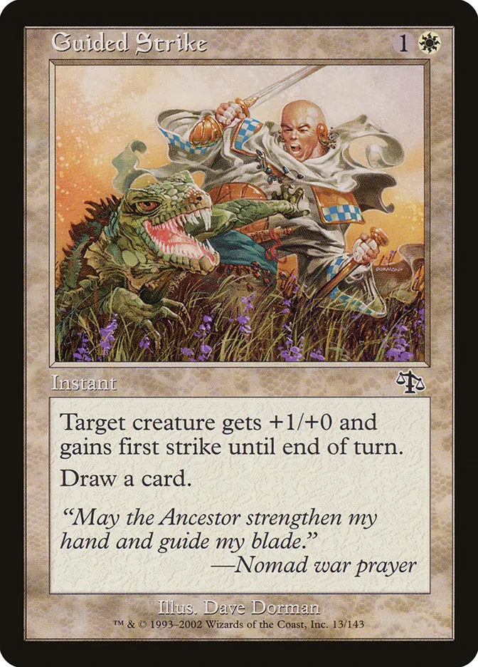 2002 Judgment Guided Strike common #13 unlisted card image