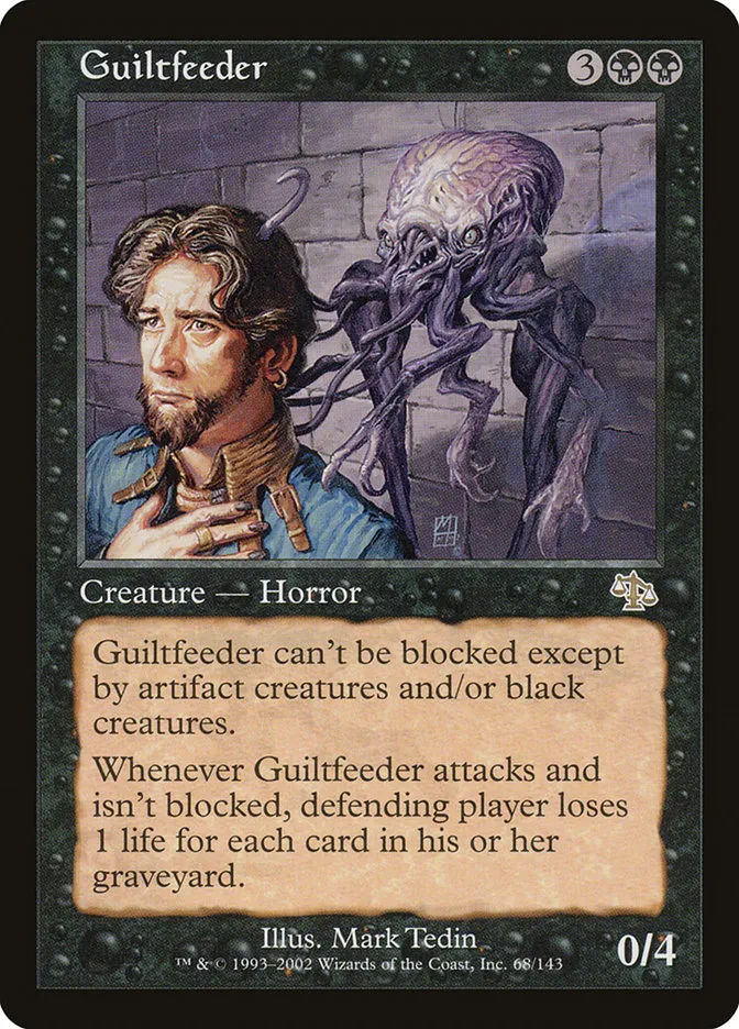 2002 Judgment Guiltfeeder rare #68 unlisted card image