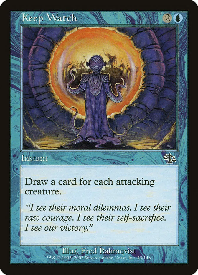 2002 Judgment Keep Watch common #43 unlisted card image