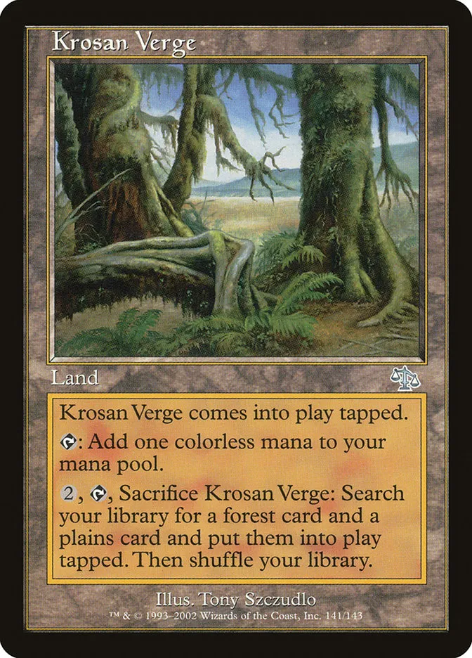 2002 Judgment Krosan Verge uncommon #141 unlisted card image
