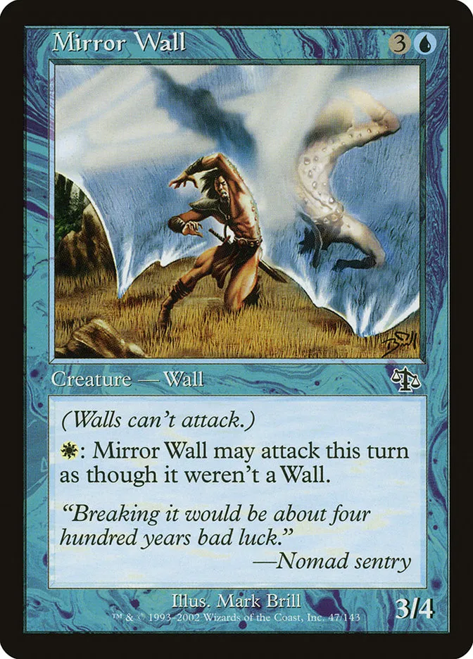 2002 Judgment Mirror Wall common #47 unlisted card image