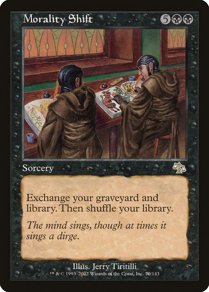 2002 Judgment Morality Shift rare #70 unlisted card image
