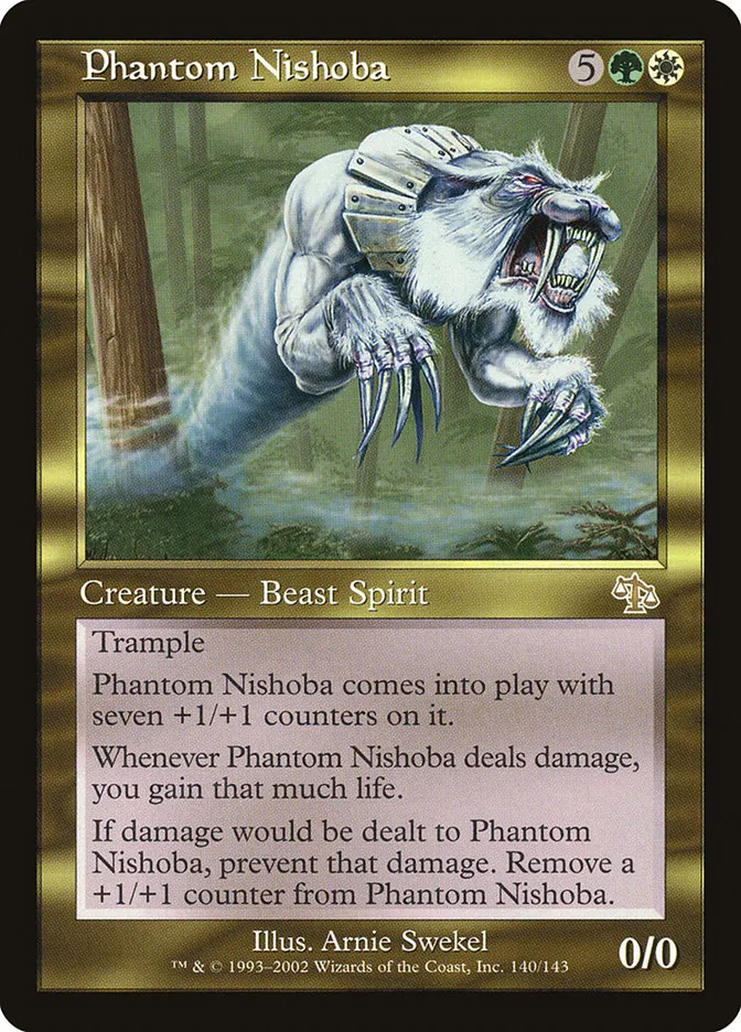 2002 Judgment Phantom Nishoba rare #140 unlisted card image