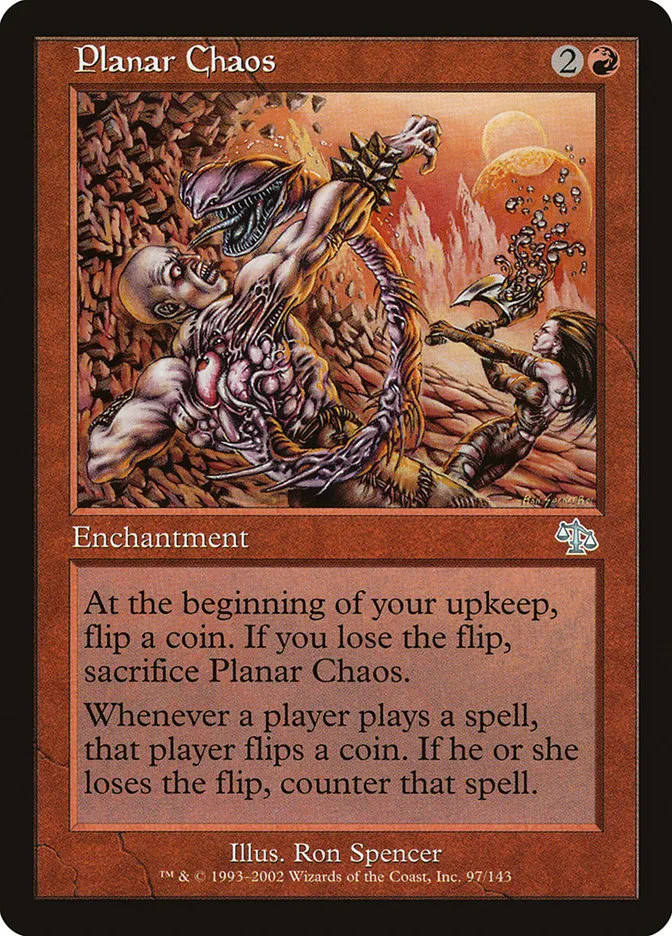 2002 Judgment Planar Chaos uncommon #97 unlisted card image
