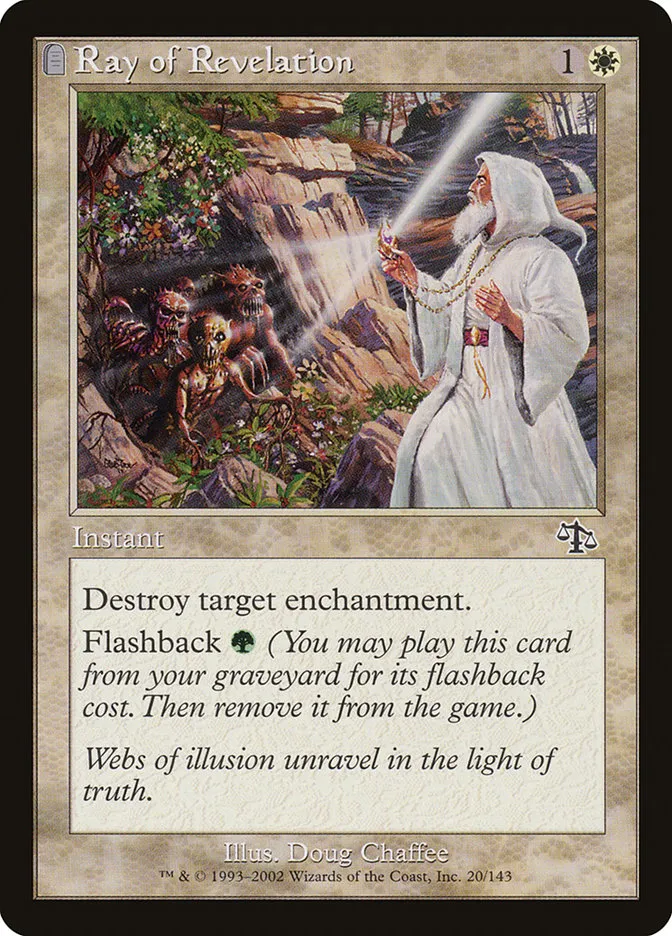 2002 Judgment Ray of Revelation common #20 unlisted card image