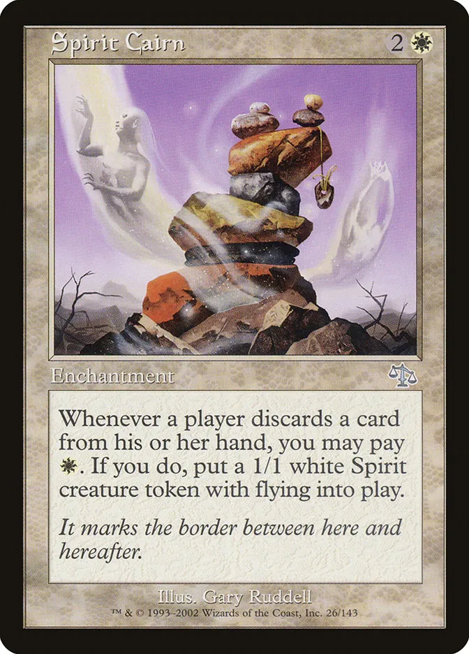 2002 Judgment Spirit Cairn uncommon #26 unlisted card image