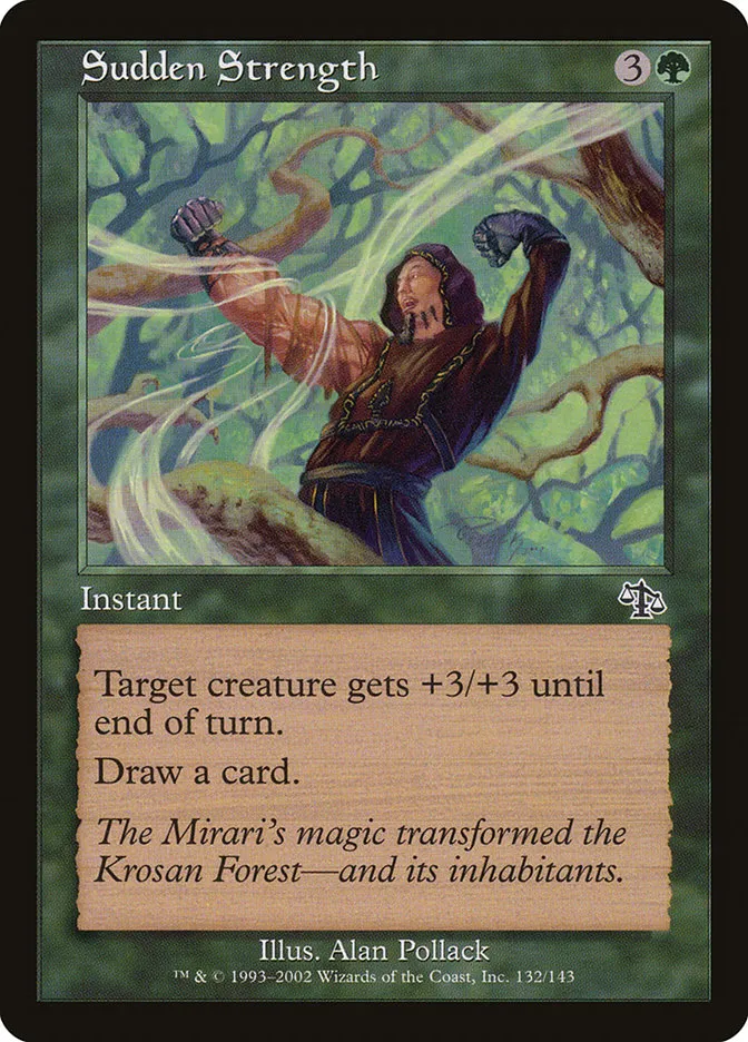 2002 Judgment Sudden Strength common #132 unlisted card image