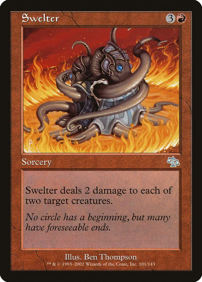 2002 Judgment Swelter uncommon #101 unlisted card image