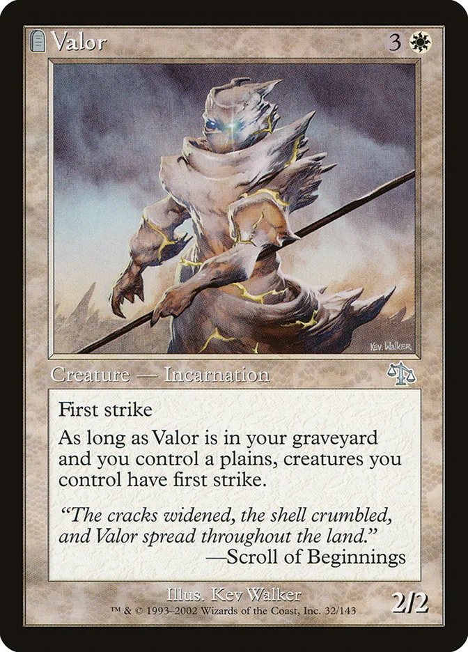 2002 Judgment Valor uncommon #32 unlisted card image