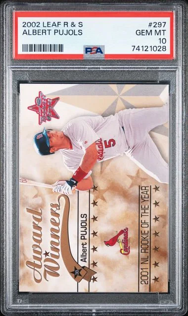2002 Leaf Rookies & Stars Albert Pujols #297 card image