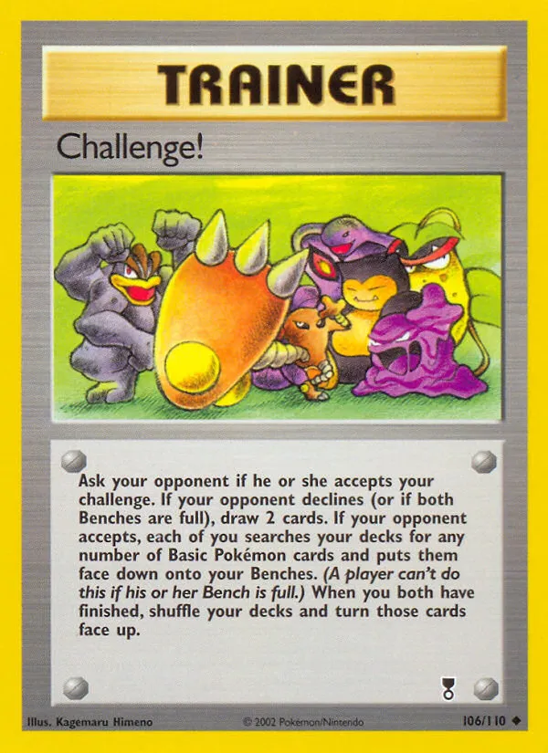 2002 Legendary Collection Challenge! Uncommon #106/110 Uncommon card image