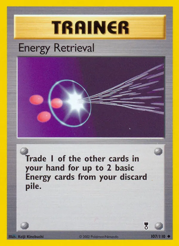 2002 Legendary Collection Energy Retrieval #107/110 Uncommon card image