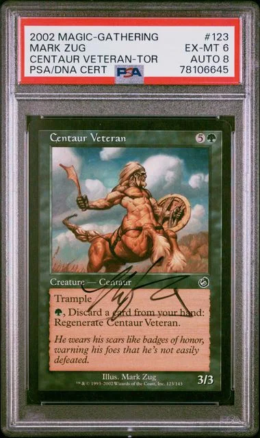 2002 Magic The Gathering Torment Centaur Veteran #123 card image