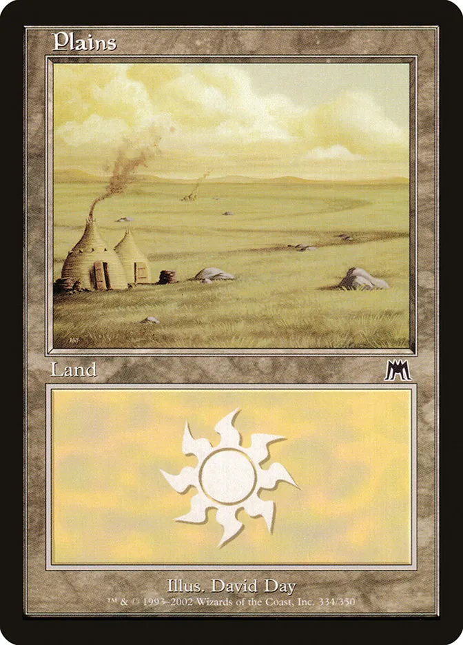 2002 Onslaught Plains common #334 common card image