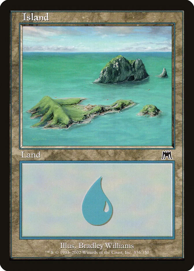 2002 Onslaught Island common #336 common card image