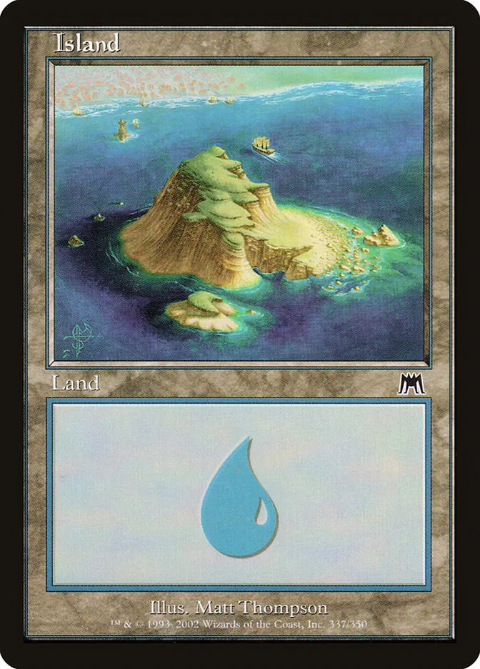 2002 Onslaught Island common #337 common card image