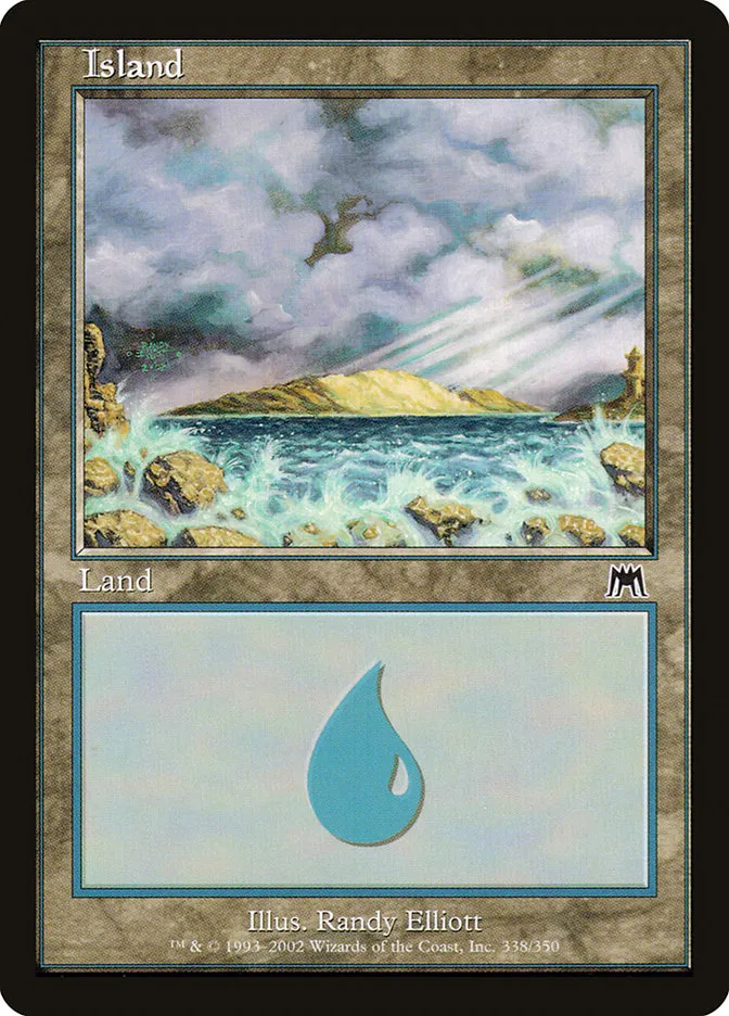2002 Onslaught Island common #338 common card image