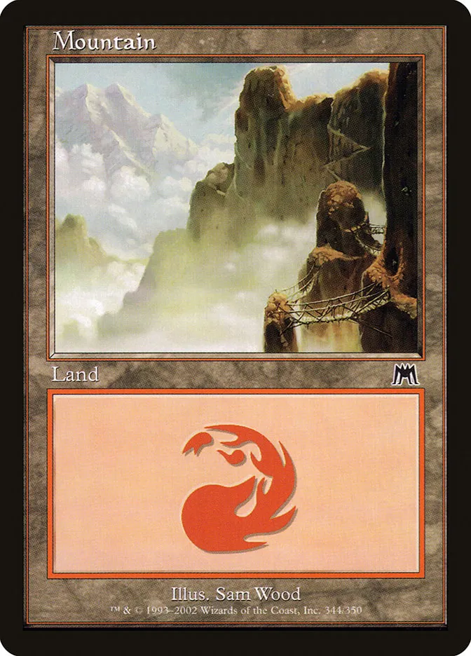 2002 Onslaught Mountain common #344 common card image