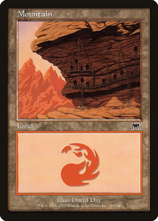 2002 Onslaught Mountain common #345 common card image