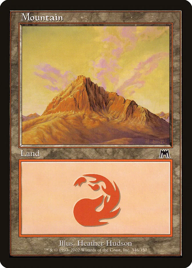 2002 Onslaught Mountain common #346 common card image
