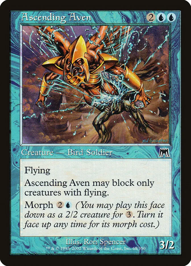 2002 Onslaught Ascending Aven common #68 common card image