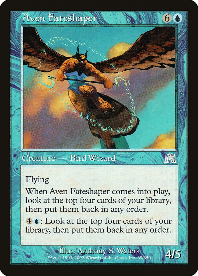 2002 Onslaught Aven Fateshaper uncommon #69 uncommon card image