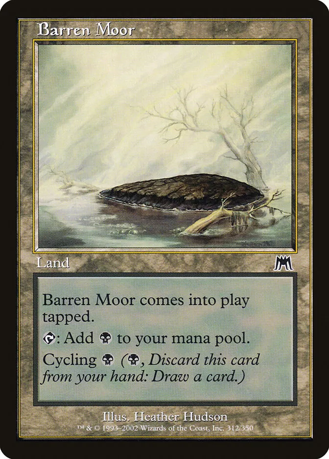 2002 Onslaught Barren Moor common #312 common card image