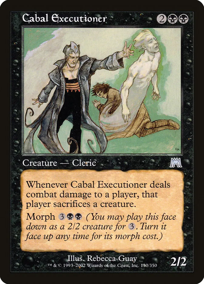 2002 Onslaught Cabal Executioner uncommon #130 uncommon card image