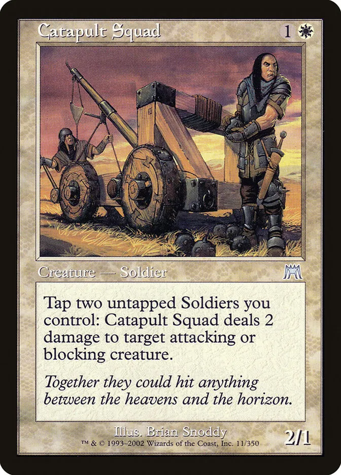 2002 Onslaught Catapult Squad uncommon #11 uncommon card image