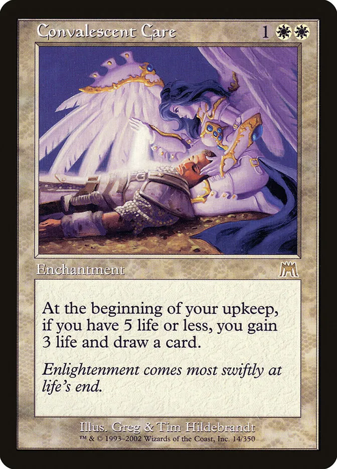 2002 Onslaught Convalescent Care [Foil] rare #14 rare card image