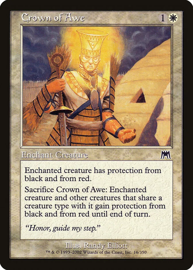 2002 Onslaught Crown of Awe #16 common card image