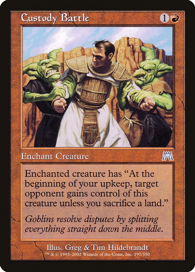2002 Onslaught Custody Battle uncommon #197 uncommon card image