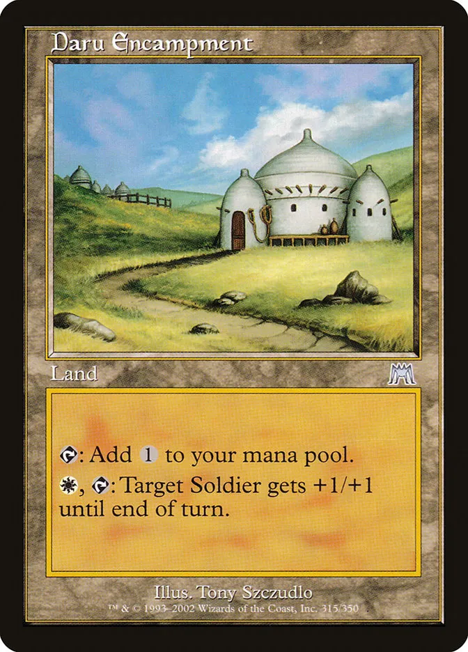 2002 Onslaught Daru Encampment uncommon #315 uncommon card image