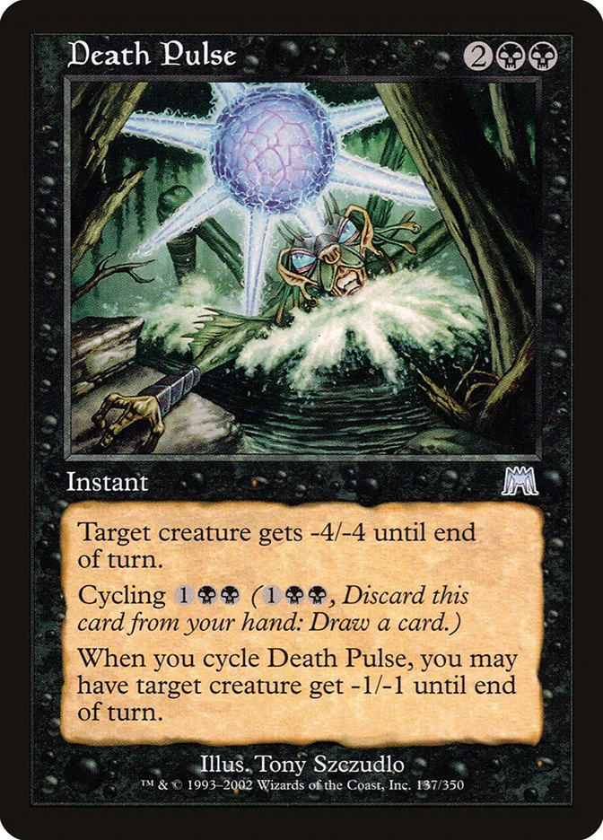 2002 Onslaught Death Pulse uncommon #137 uncommon card image