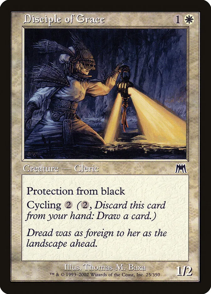 2002 Onslaught Disciple of Grace #25 common card image