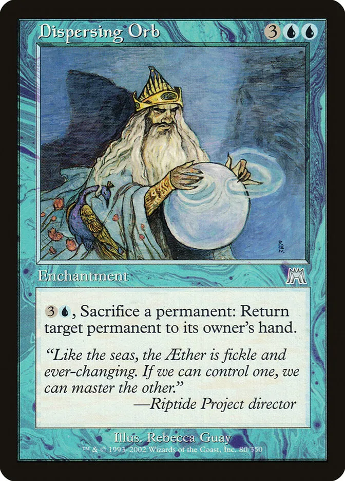 2002 Onslaught Dispersing Orb uncommon #80 uncommon card image
