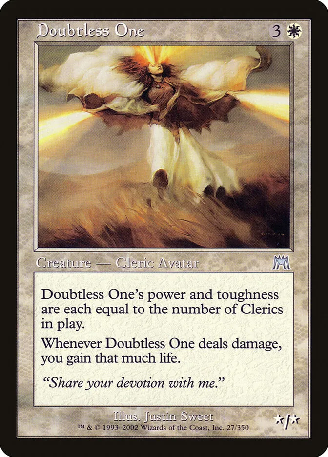 2002 Onslaught Doubtless One uncommon #27 uncommon card image