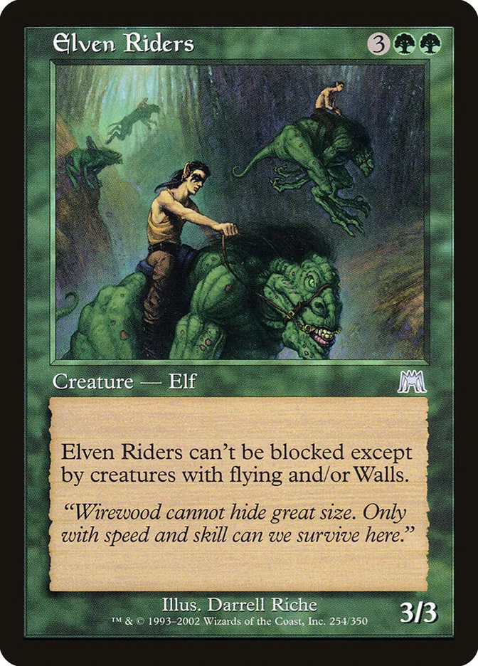 2002 Onslaught Elven Riders uncommon #254 uncommon card image