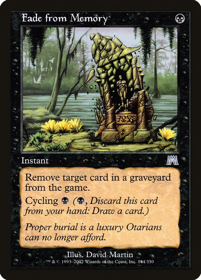 2002 Onslaught Fade from Memory uncommon #144 uncommon card image