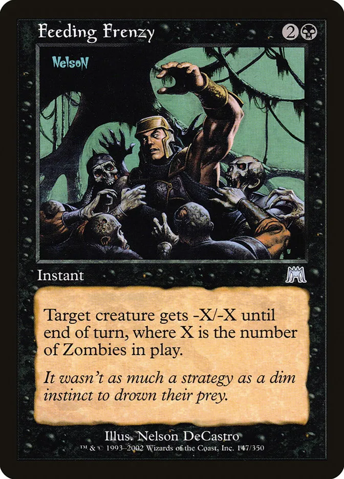 2002 Onslaught Feeding Frenzy #147 uncommon card image