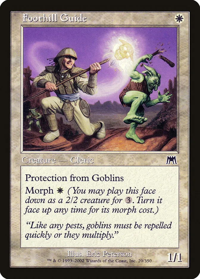 2002 Onslaught Foothill Guide common #29 common card image