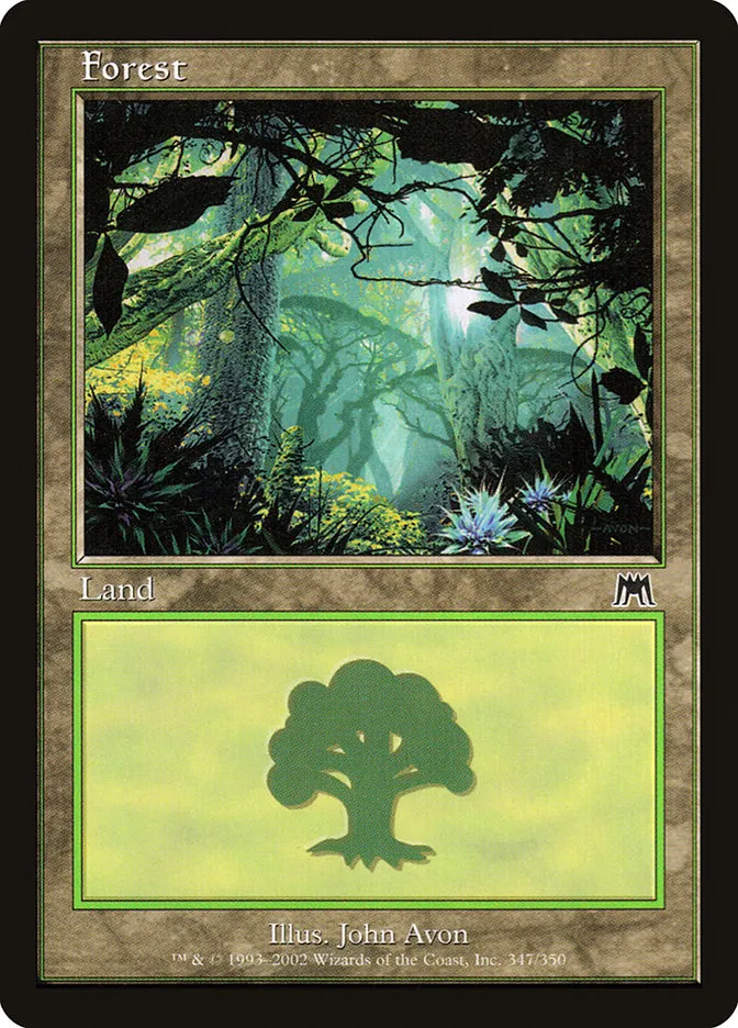 2002 Onslaught Forest common #347 common card image