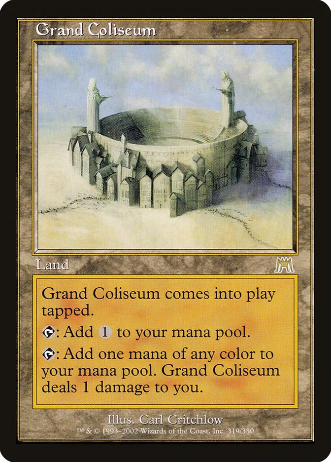 2002 Onslaught Grand Coliseum #319 rare card image