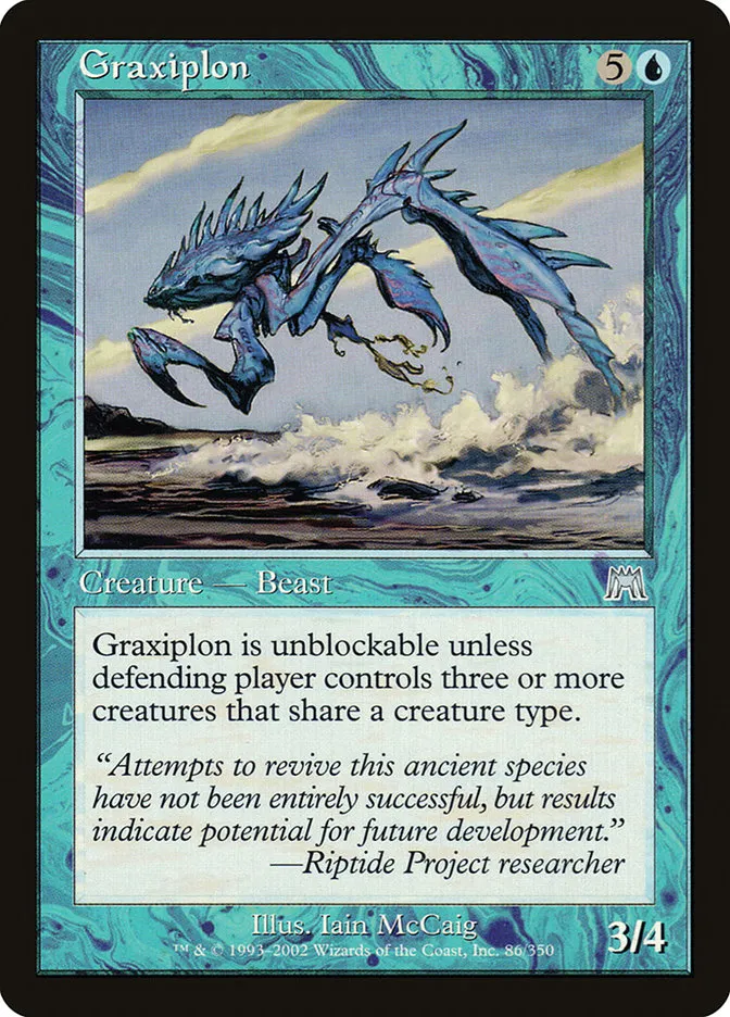 2002 Onslaught Graxiplon uncommon #86 uncommon card image