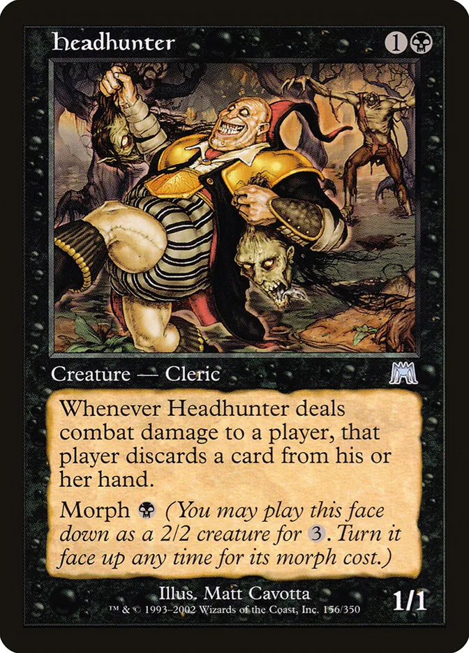2002 Onslaught Headhunter uncommon #156 uncommon card image