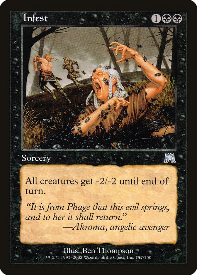 2002 Onslaught Infest uncommon #157 uncommon card image