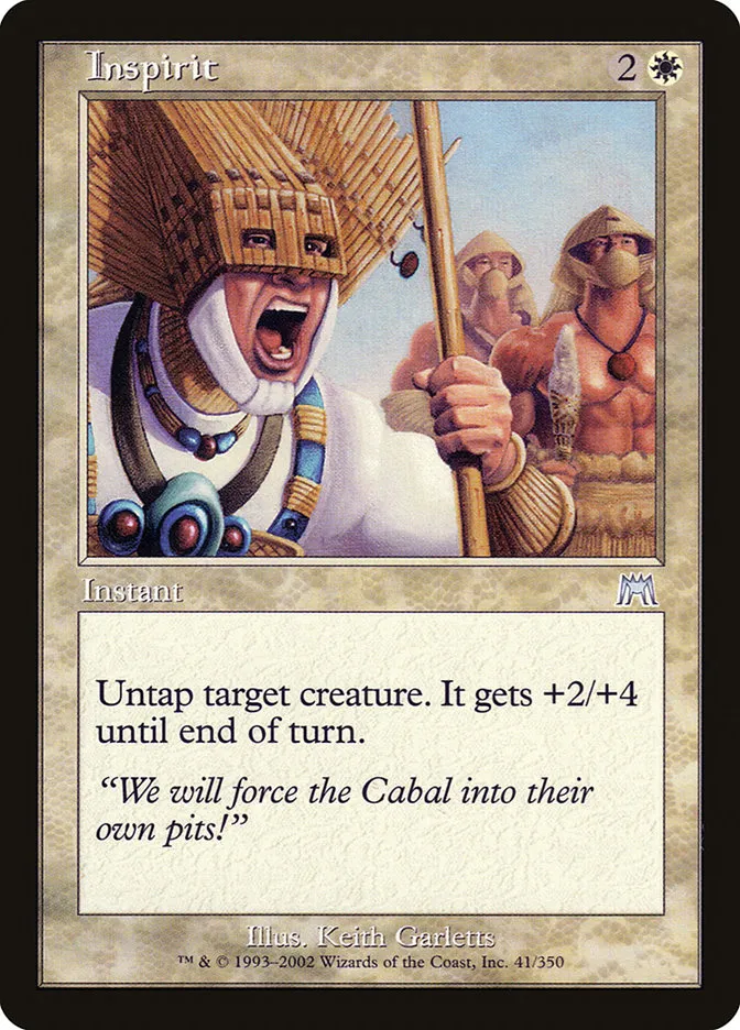 2002 Onslaught Inspirit uncommon #41 uncommon card image