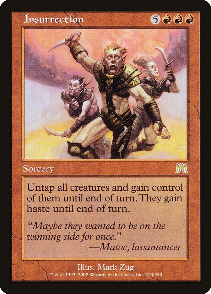 2002 Onslaught Insurrection rare #213 rare card image