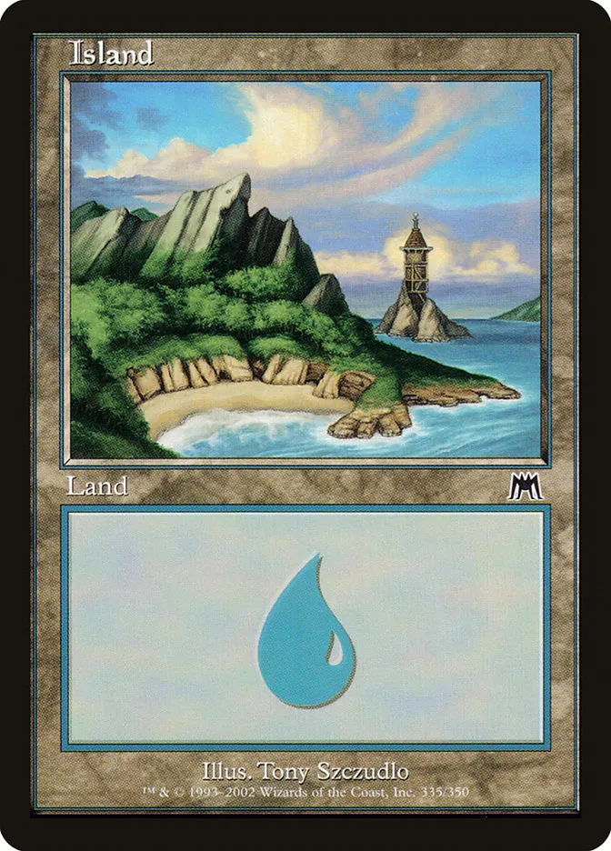 2002 Onslaught Island common #335 common card image